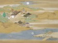 石山寺とびわ湖周辺の風景 土佐光起